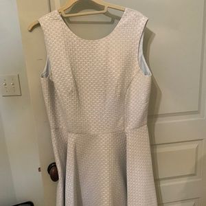 Blue Silver A-Line Dress